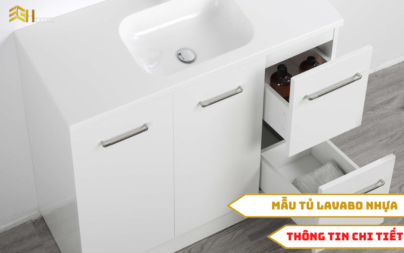 Top 6+ lợi ích vượt trội khi sử dụng mẫu tủ lavabo nhựa